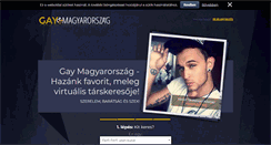 Desktop Screenshot of gaymagyarorszag.com